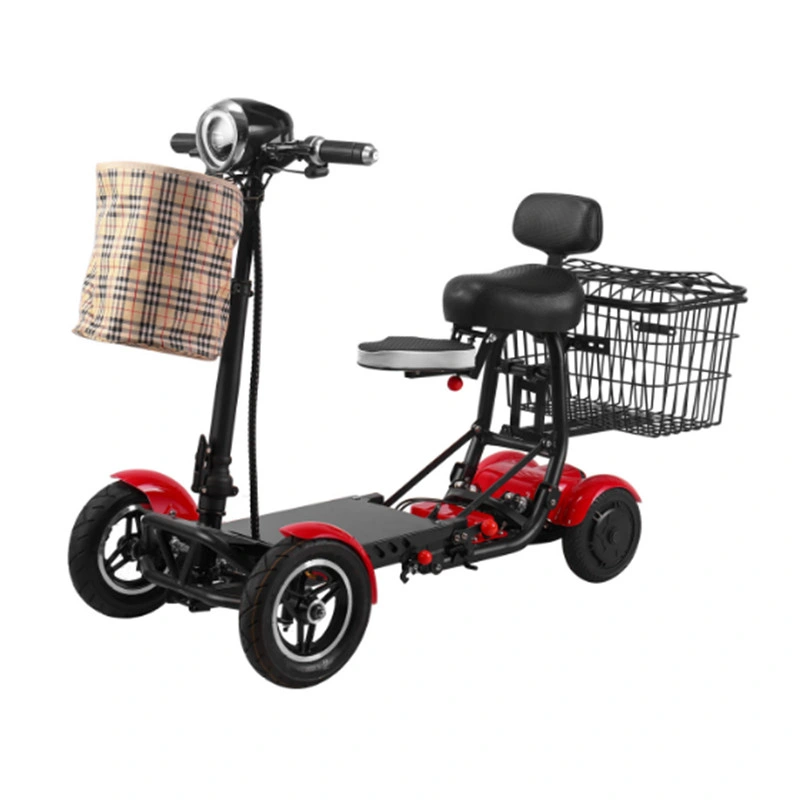 Hot Selling 3 Wheel Mobility Scooters Daily Mobility 350W Brushless Motor Adult Folding Electric Motorcycle Luggage Scooter
